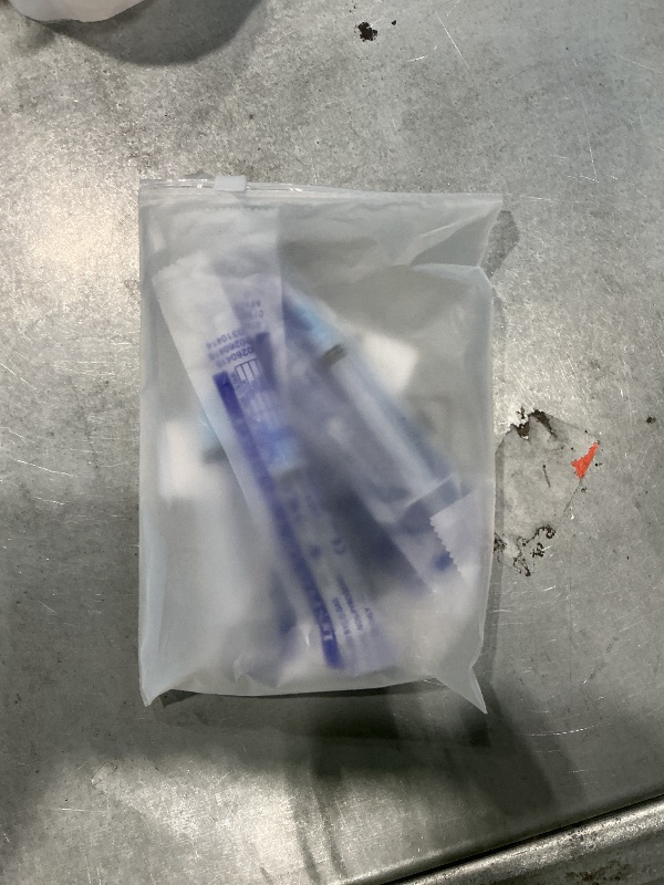 Photo 1 of 10 Pack 3ml/cc Disposable Luer Lock Lab Syringes with 23Ga 1.5 Inch Needle , Individually Sealed Packed
