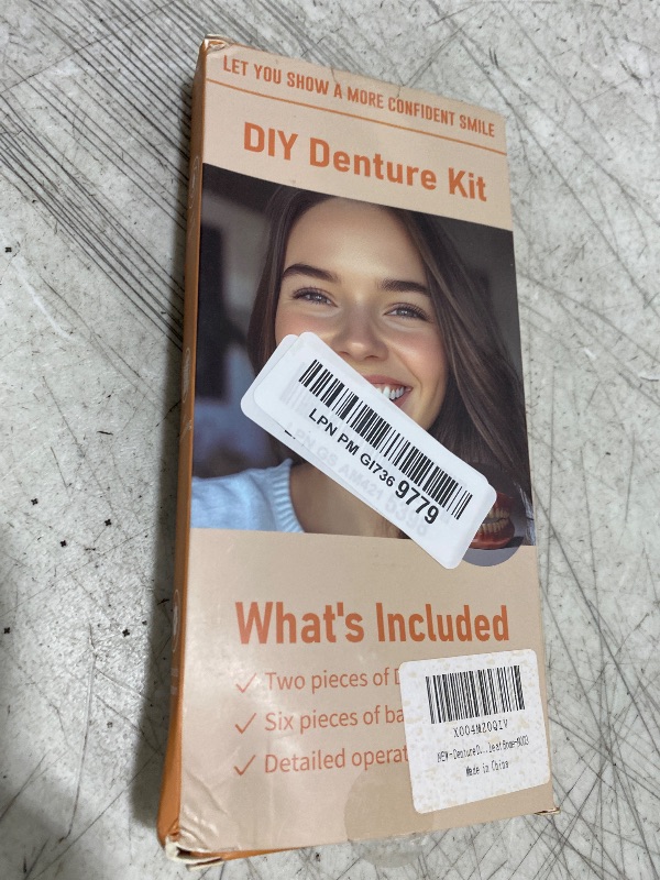 Photo 1 of Denture Do it Yourself Full Set of Top and Bottom Fake Teeth to Create Your Perfect Smile at Home-NN05