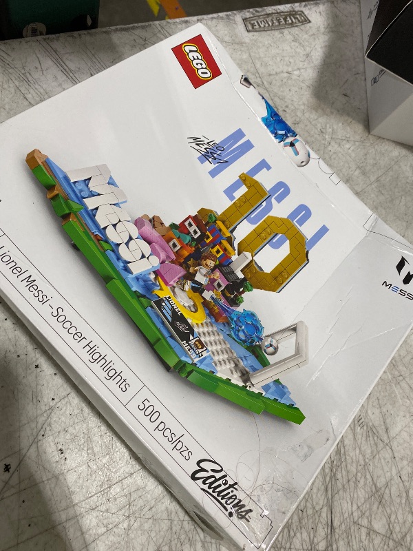 Photo 1 of LEGO Editions Lionel Messi – Soccer Highlights - Building Set for Boys & Girls, Ages 10+ - Collectible Soccer Gift with Plaque - Kids Bedroom or Shelf Decor - 43011
