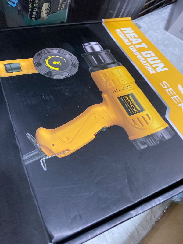 Photo 1 of SEEKONE 1800W Heat Gun - Variable Temp 122°-1202°F