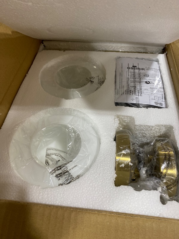 Photo 1 of Osimir Brushed Gold Pendant Lights Kitchen Island 2 Pack, Modern Milk Glass Hanging Light Fixtures with Rods, Mini Kitchen Pendant Lighting Over Island for Sink Bathroom, OS-YQ8153-2PBG