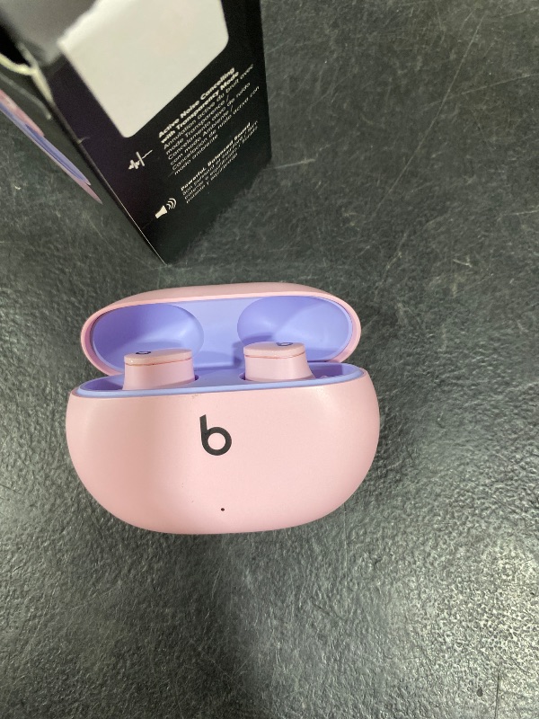 Photo 1 of Beats Studio Buds - True Wireless Noise Cancelling Earbuds - Compatible with Apple & Android, Built-in Microphone, IPX4 Rating, Sweat Resistant Earphones, Class 1 Bluetooth Headphones - Sunset Pink