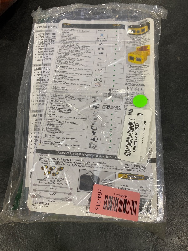 Photo 1 of Klein Tools VDV501-851 Cable Tester Kit with Scout Pro 3 for Ethernet / Data, Coax / Video and Phone Cables, 5 Locator Remotes