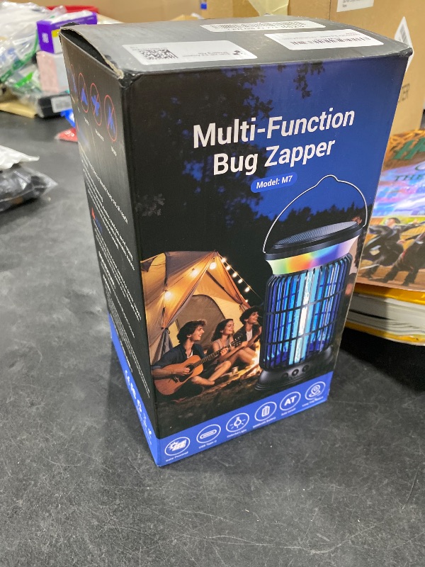 Photo 1 of Sayneep Solar Bug Zapper Outdoor - 4-in-1 Modes, Cordless, IP66 Waterproof