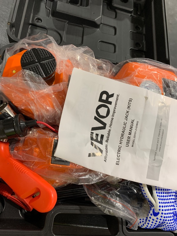 Photo 1 of VEVOR Electric Car Jack 5 Ton with Electric Impact Wrench & Inflator Pump