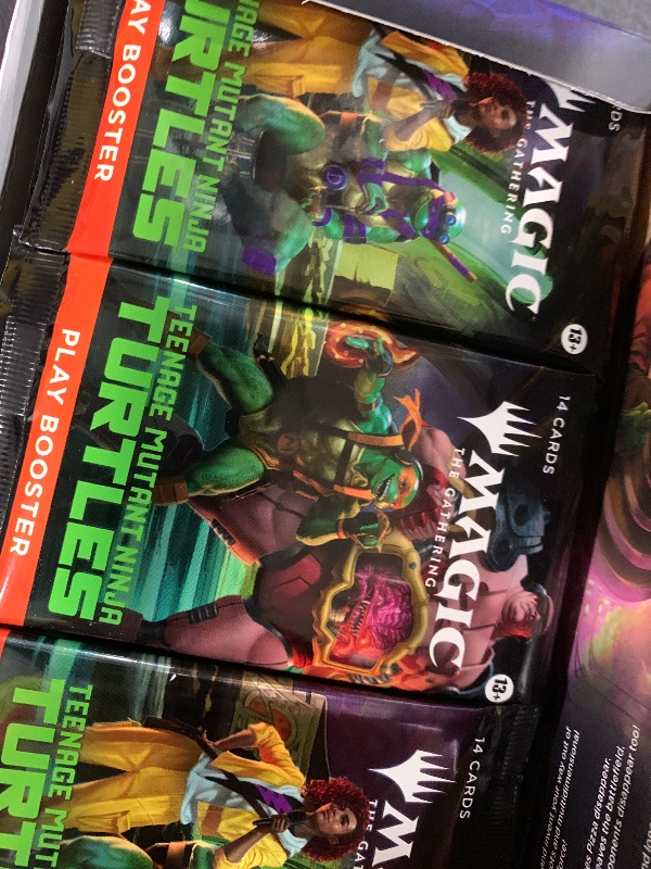 Photo 1 of Magic: The Gathering | Teenage Mutant Ninja Turtles - Play Booster Box | 30 Packs | Collectible Trading Card Game