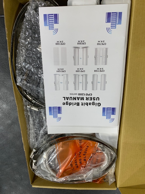 Photo 1 of Point to Point Starlink Internet Long Range Transmission with Bracket for Starlink Gen 3 Router, Starlink WiFi/Signal Extender, 5.8GHz 3KM with 18dBi High Gain Antenna