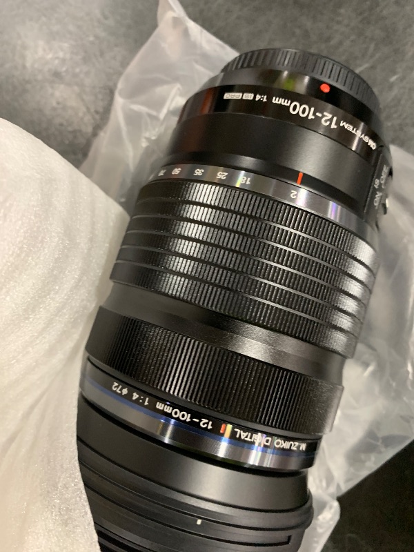 Photo 1 of OM System M. Zuiko Digital ED 12-100mm F4 is Pro Lens, Suitable for All MFT Cameras (Olympus OM-D & Pen Models, Panasonic G-Series), Black