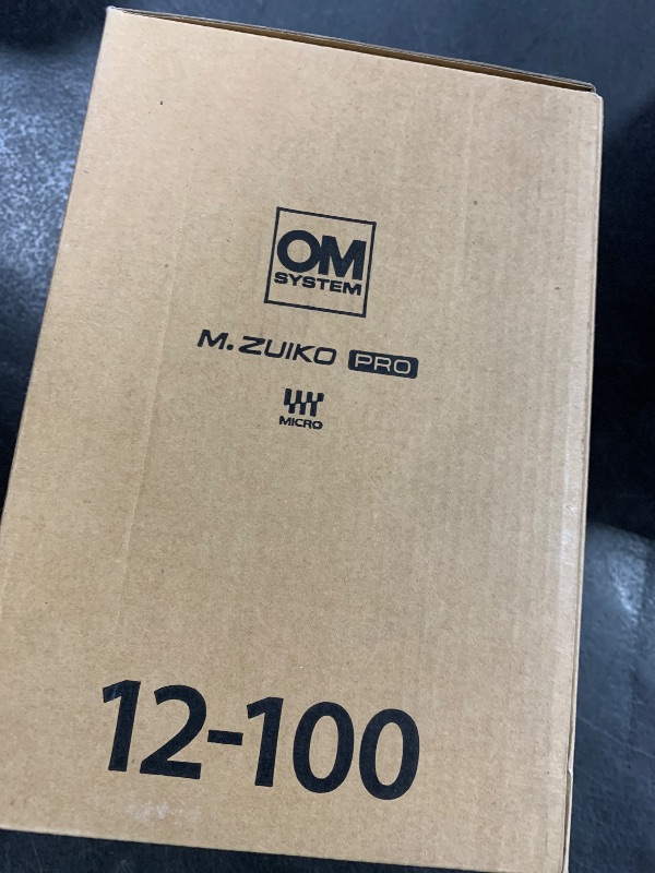 Photo 1 of OM System M. Zuiko Digital ED 12-100mm F4 is Pro Lens, Suitable for All MFT Cameras (Olympus OM-D & Pen Models, Panasonic G-Series), Black