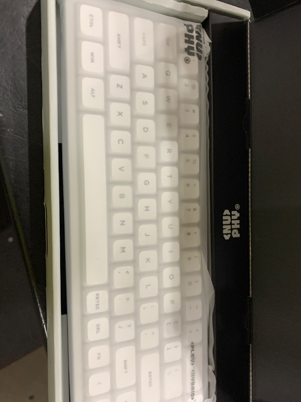 Photo 1 of nuphy Air65 V3 Hot Swappable Wireless Mechanical Keyboard, 68 Keys 65% Layout Custom Low Profile Keyboard with Multifunctional knob,Gasket Mounted,RGB Backlit,Support Bluetooth/2.4GHz/USB-C