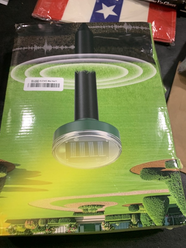 Photo 1 of Mole Repellent Solar Powered 10 Pack Snake Repellent Ultrasonic, Groundhog Repeller,Gopher Repeller Sonic Mole Deterrent Spikes, Snake Gopher Mole Vole Repellent Outdoor for Lawn Garden & Yard