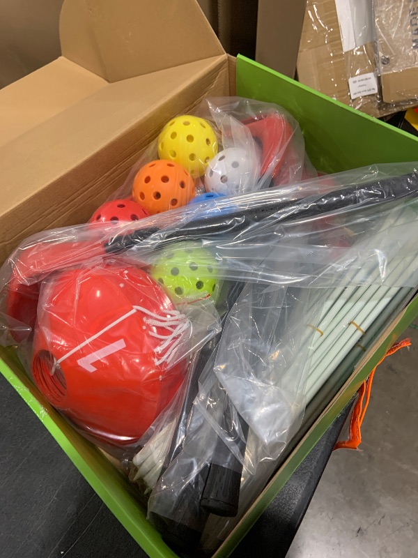 Photo 1 of OAYE Backyard Golf Game Set, 9 Hole Lawn Golf with Clubs(3R1L) & Carry Bag