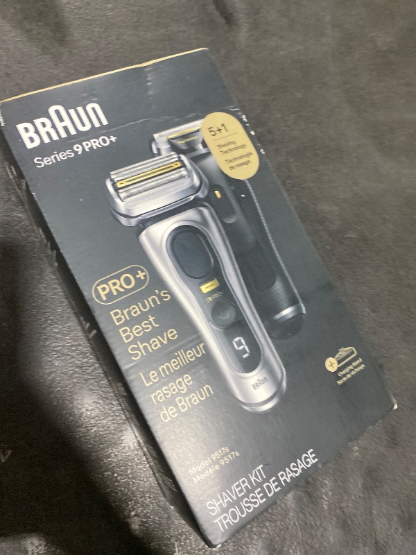 Photo 1 of Braun Series 9 PRO+ Electric Razor for Men, 5 Pro Shave Elements & Precision Long Hair Trimmer, 6in1 SmartCare Center, Wet & Dry Electric Shaver for Smooth Skin with 60min Battery Runtime, 9517s