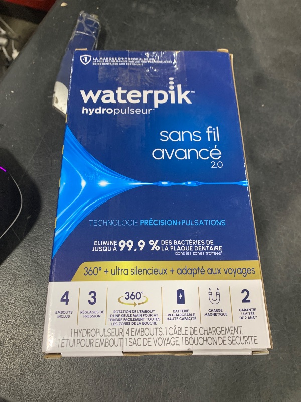 Photo 1 of Waterpik Cordless Advanced Portable Water Flosser, Rechargeable, Rose Gold