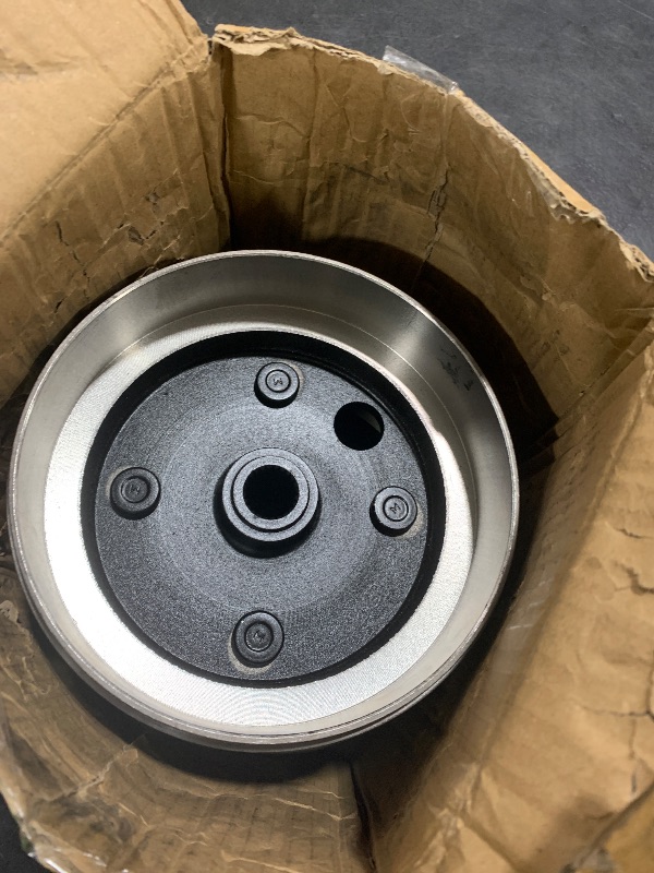Photo 1 of MUMPPRCE 2 pcs Golf Cart Brake Drum Hub Assembly, EZGO Brake Drum Hub Assembly for EZGO TXT PDS 1982-up Electric & 1982-1993 2-Cycle Gas Models – OEM #19186G1P, Durable, Replacement Part