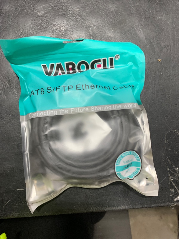 Photo 1 of Vabogu Cat 8 Ethernet Cable 20FT, 40Gbps 2000MHz High Speed Network Cable