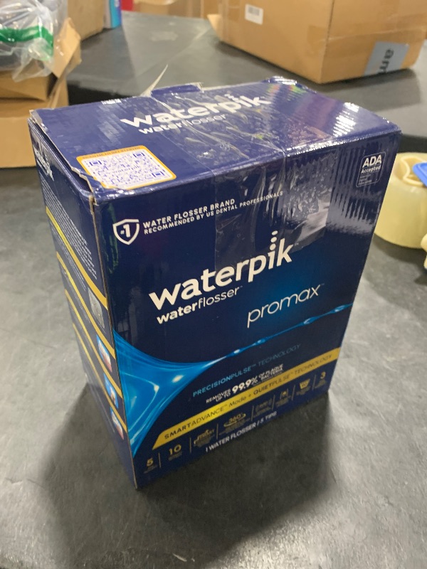 Photo 1 of Waterpik Promax Countertop Water Flosser, SmartAdvance, 10 Settings, 5 Tips