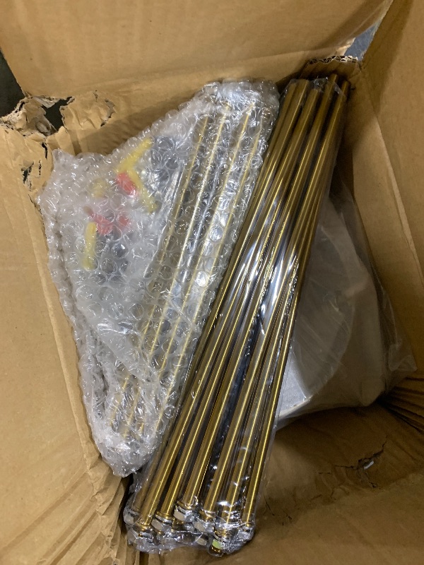 Photo 1 of ZGLAOJT Semi Flush Mount 8 Light Ceiling Light Modern Metal Ceiling Lighting Gold Light Fixture Chandelier for Farmhouse Kitchen Dining Room Bedroom Hallway Living Room.