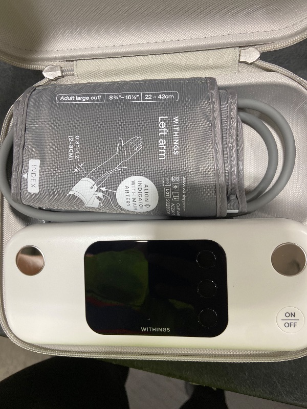 Photo 1 of Withings BPM Vision – Smart Arm Blood Pressure Monitor | FDA-Cleared | Easy-to-use, Accurate Systolic & Diastolic Measurements, Wide Range Cuff | Wi-Fi & Bluetooth | iOS & Android