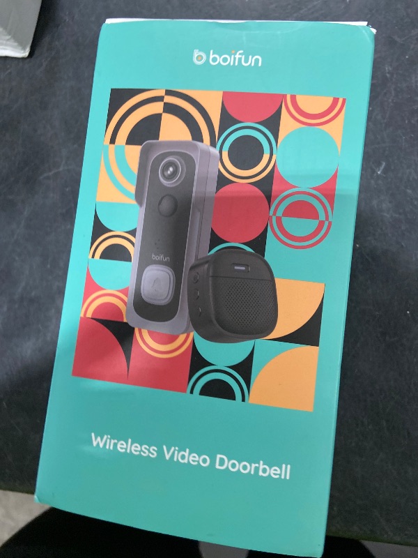 Photo 1 of BOIFUN Video Doorbell Camera Wireless – No Subscription Required, 2K HD