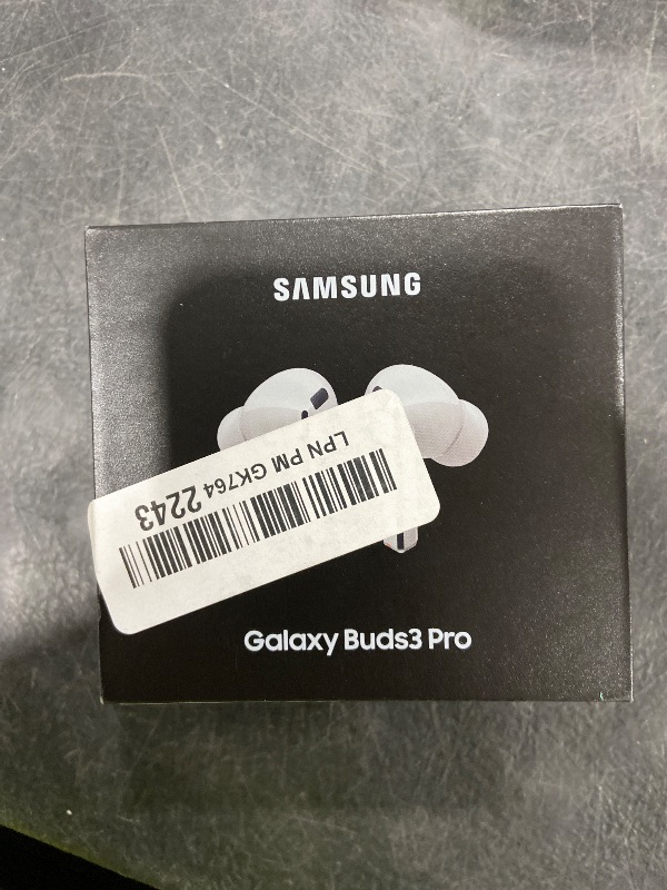 Photo 1 of Samsung Galaxy Buds 3 Pro AI True Wireless Bluetooth Earbuds, Noise Cancelling, Sound Optimization, Redesigned Comfort Fit, White [US Version, Amazon Exclusive, 2Yr Warranty]