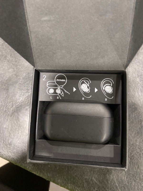 Photo 1 of Technics Reference Class Hi-Fi Wireless Ear Buds, Dolby Atmos with Head Tracking, Adaptive Noise Cancelling, 3 Device Multipoint, 10-Hr Battery, Wireless Charging, Improved Fit, EAH-AZ100-K(Black)