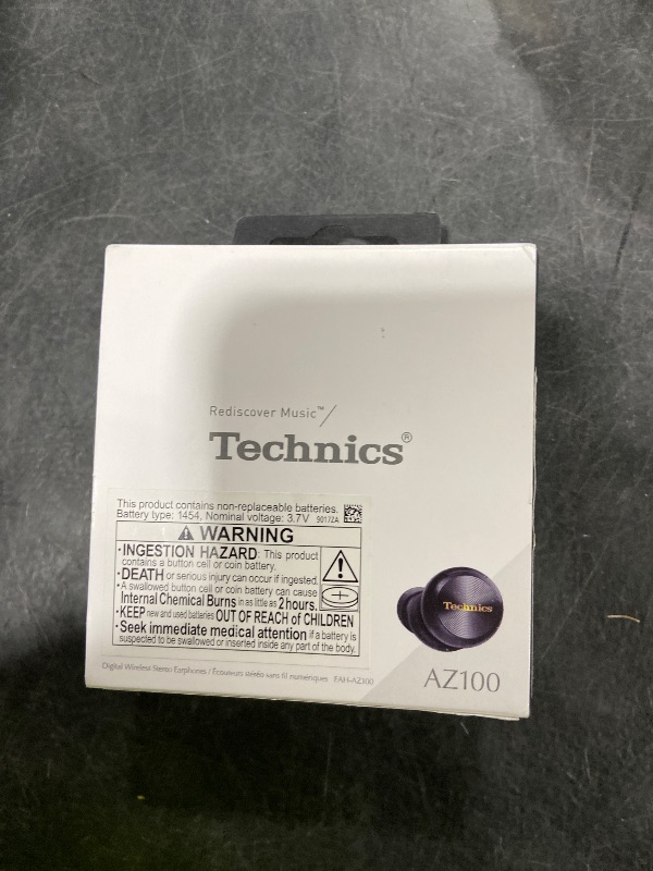 Photo 1 of Technics Reference Class Hi-Fi Wireless Ear Buds, Dolby Atmos with Head Tracking, Adaptive Noise Cancelling, 3 Device Multipoint, 10-Hr Battery, Wireless Charging, Improved Fit, EAH-AZ100-K(Black)