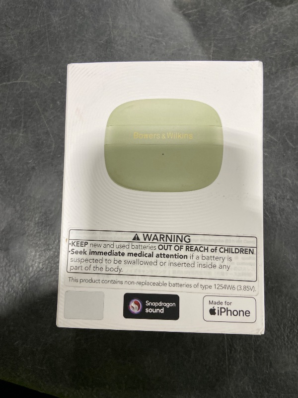 Photo 1 of Bowers & Wilkins Pi8 Bluetooth Wireless Earbuds (Jade Green), in-Ear Bluetooth Earphones with Qualcomm Chipset & aptX Lossless, Active Noise Cancelling Earbuds, 3 Built-in Mics, 15-Min Quick Charging