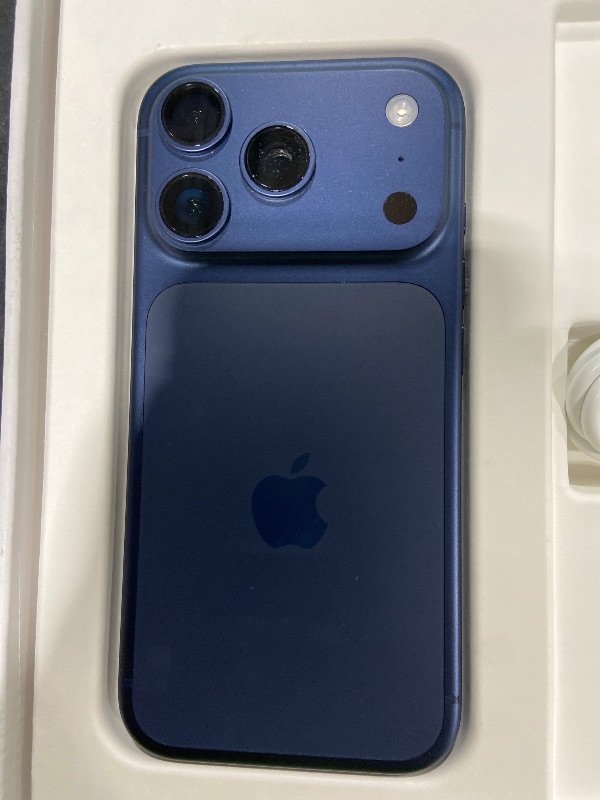 Photo 1 of Apple iPhone 17 Pro, US Version, 256GB, eSIM, Deep Blue- Unlocked (Renewed Premium)