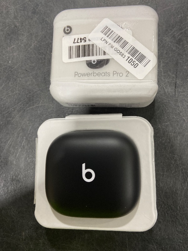 Photo 1 of Beats Powerbeats Pro 2 - Wireless Noise Cancelling Workout Earbuds with Secure- Fit Earhooks, Up to 45-Hour Battery with Charging Case, Sweat & Water Resistant, Heart Rate Monitoring - Jet Black