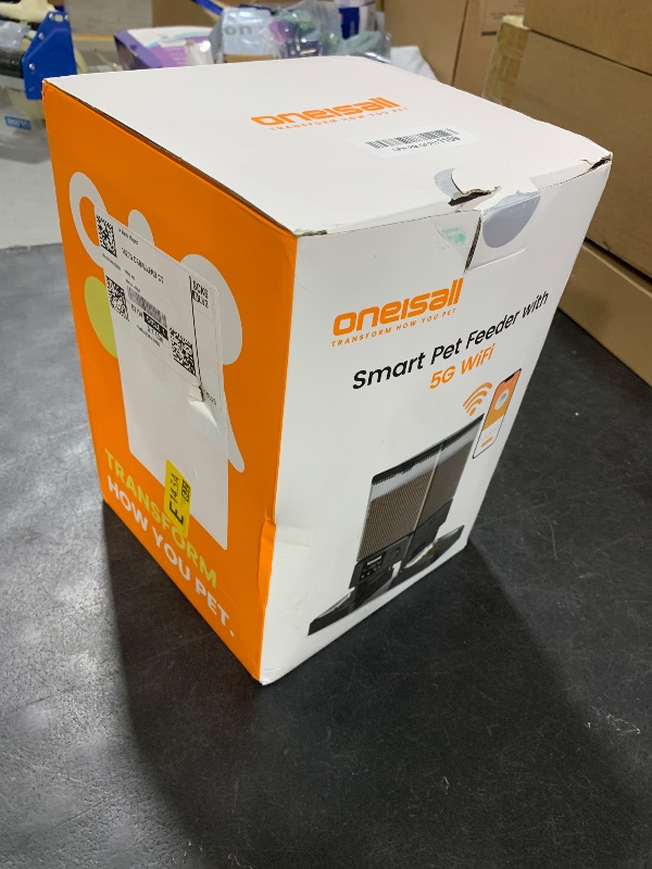 Photo 1 of oneisall 5G WiFi Automatic Cat Feeder for 2 Cats, App Control, 20 Cups/5L