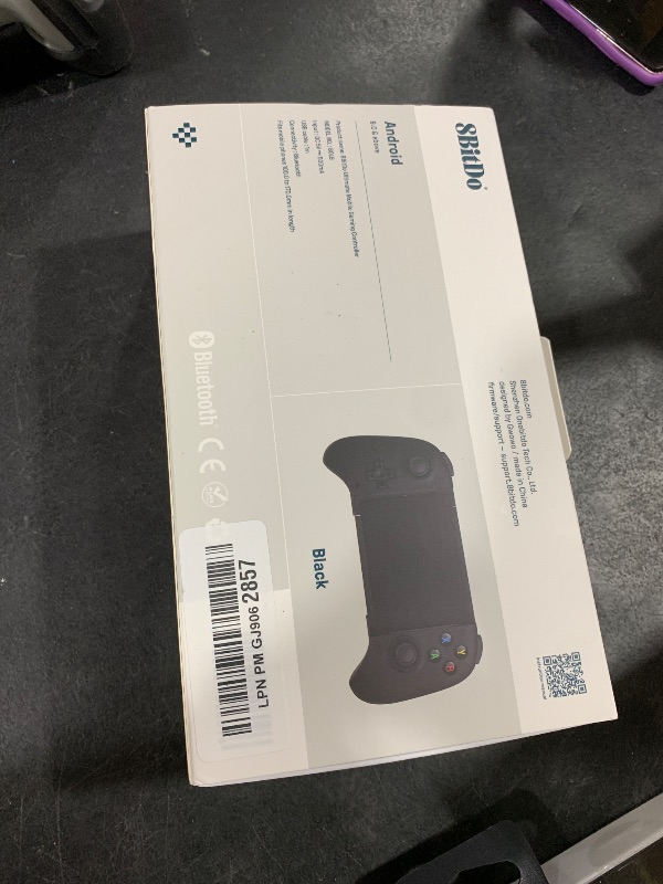 Photo 1 of 8BitDo Ultimate Mobile Gaming Controller for Android devices, Bluetooth Mobile Game Controller with Hall Effect Joysticks and Hall Triggers (Black)