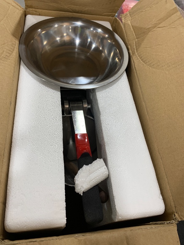 Photo 1 of Reespring Snow Cone Machine Shaved Ice Machine Ice Crusher with Stainless Steel Blade Kitchen Electric for Shaved Ice and Snow Cone (300W 2000r/min) Also Comes with a Free Ice Pick and Ice Cube Tray