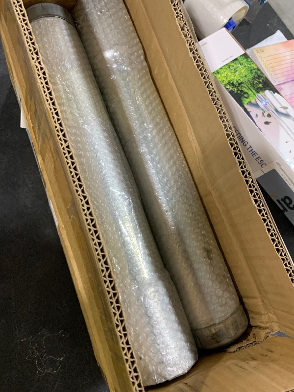 Photo 1 of GRELWT 4 Pack 2-3/8" OD Metal Post Extender, 12" Fence Post Extension