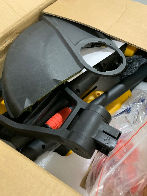 Photo 1 of Lacoco Cordless String Trimmer & Edger, 14" Cut, Yellow