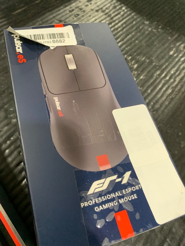 Photo 1 of Pulsar Gaming Gears ES FS-1 Wireless Gaming Mouse, Low-Profile Symmetrical Shape, 56 g (1.97 oz) Lightweight, Optical Switch, 32,000 DPI XS-1 Sensor, 8K Compatible (Medium, Pulsar ES)