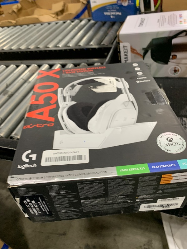 Photo 1 of Logitech G Astro A50 X Multi-Platform Wireless Gaming Headset - White
