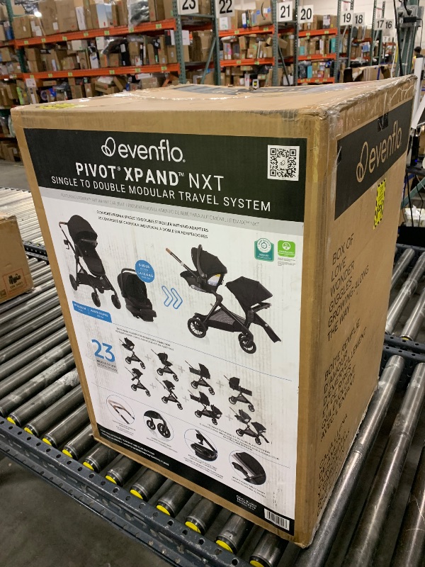 Photo 1 of Evenflo Pivot Xpand NXT Travel System with LiteMax NXT Infant Car Seat