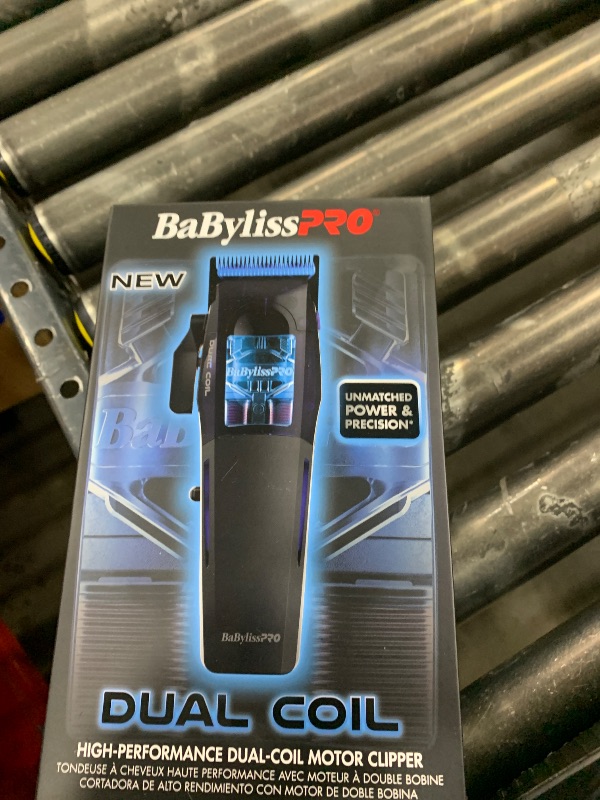 Photo 1 of BaBylissPRO Dual Coil Clipper; Professional Hair Clipper, All?Metal Housing, Precision Cutting Performance, Barber?Grade Cordless Clipper