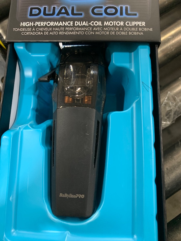 Photo 1 of BaBylissPRO Dual Coil Clipper; Professional Hair Clipper, All?Metal Housing, Precision Cutting Performance, Barber?Grade Cordless Clipper