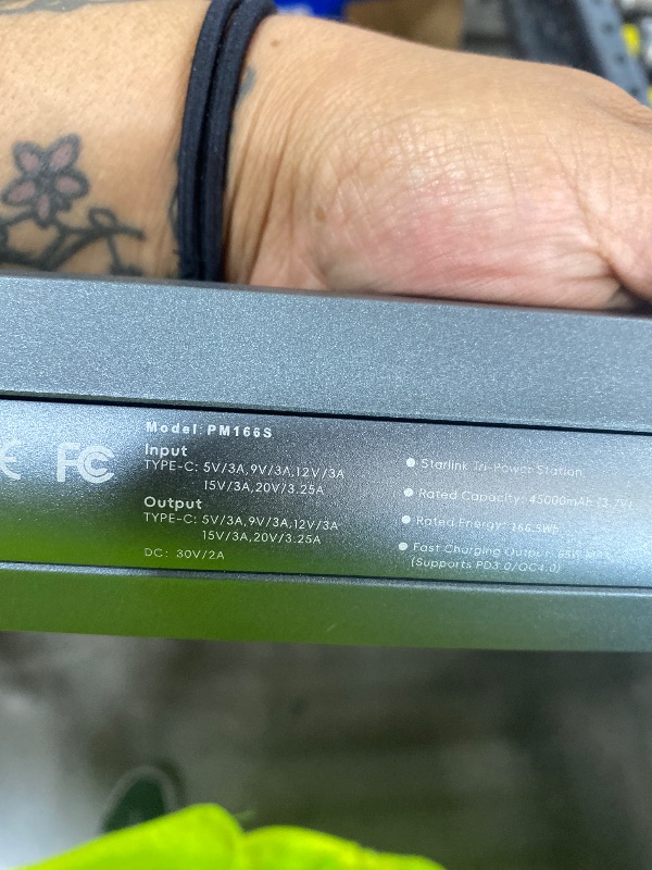Photo 1 of Starlink Mini Battery Pack 166Wh 45000mAh with Tripod Mount, Charger, 6H Runtime, 60W USB-C PD Fast Charge in/Out, Pass-Through Charging, RV Outdoor Off-Grid Emergency Power