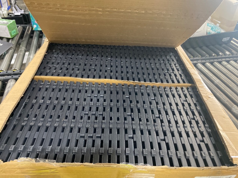 Photo 1 of VVoodeinck Plastic Interlocking Deck Tiles, 60 PCS, 12"x12"