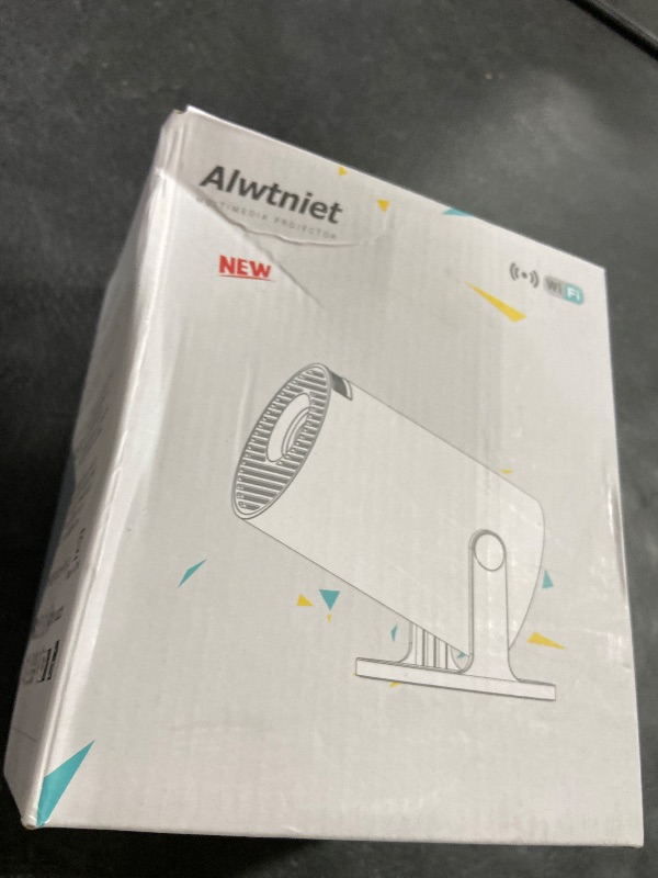 Photo 1 of Mini Projector with Wifi 6 and Bluetooth5.4, Portable Projector 4K Support, Android 14 Smart Proyector with 200ASIN & Auto Keystone, Alwtniet HY300Pro Small Proyector for Bedroom, Movie, Outdoor