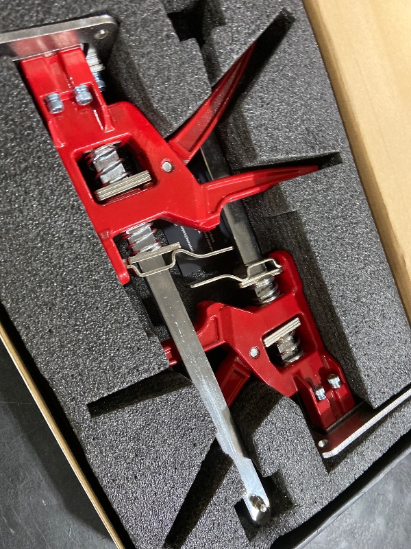 Photo 1 of 440 lbs Hand Lifting Jack Tool 2-Pack, Cabinet Lifter with Measuring Scale, 6 Inch Lift Height, All-Steel Construction, Furniture Lifter Labor Saving Arm for Installation & Renovation