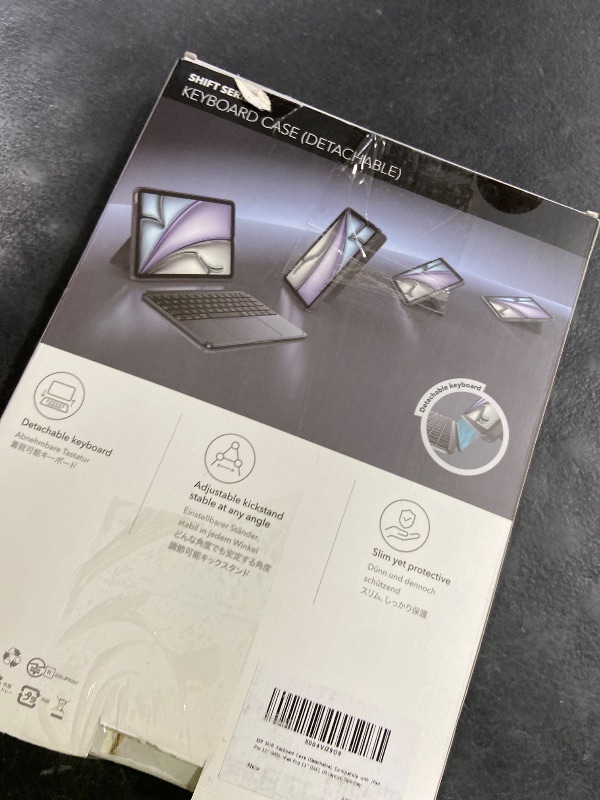 Photo 1 of ESR for iPad Pro 11" (M5/M4, 2025/2024) Case with Keyboard, Magnetic Detachable Keyboard, Portrait/Landscape Modes, Large Click-Anywhere Trackpad, Backlit Keys, Shift Series, Dark Gray
