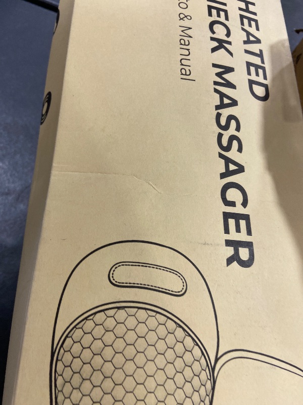 Photo 1 of swancode 3-in-1 Neck Massager Pillow for Pain Relief Deep Tissue with Heat, Cordless & Rechargeable Massager with Traction for Neck Hump & Shoulder Comfort, Memory Foam Pillow