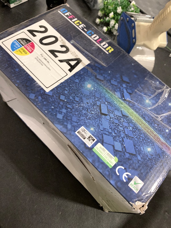Photo 1 of 202A Toner Cartridges - Replacement for HP Color LaserJet Pro M254dw M254 MFP M281cdw, M281fdw M281fdn M281 Series (Black,Cyan,Magenta,Yellow 4Pack)