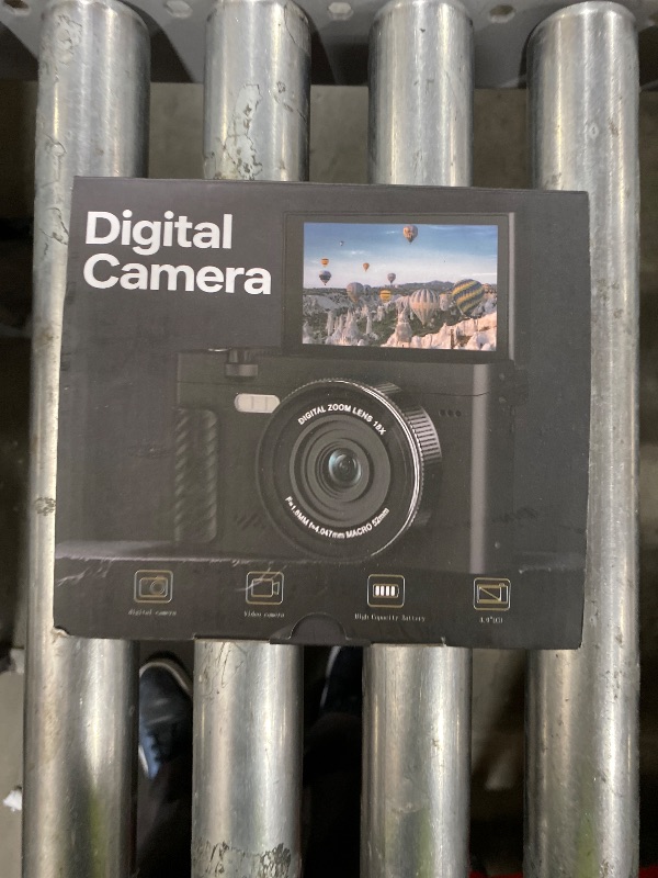 Photo 1 of 4K Digital Camera with Wide Angle Lens, 64MP WiFi Vlogging Camera with 180° Flip Screen, Point and Shoot Camera for Photography, Beginner YouTube Video Kit with 64GB SD Card