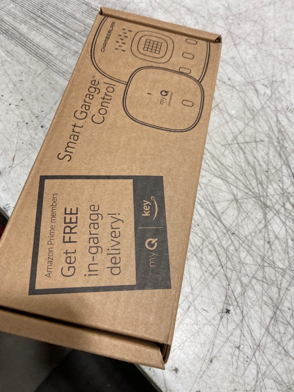Photo 1 of CHAMBERLAIN Smart Garage Control - Wireless Garage Hub and Sensor with Wifi & Bluetooth - Smartphone Controlled, myQ-G0401-ES, White