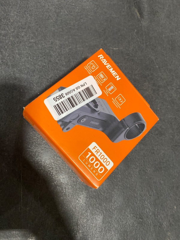 Photo 1 of RAVEMEN FR1000 Bike Lights for Night Riding, Bicycle Light & Mount Integrated Design, 30° Adjustable Bike Headlight, Auto On/Off, Compatible with Garmin/Wahoo/Bryton Bike Computer, Fit 31.8-35MM Bar